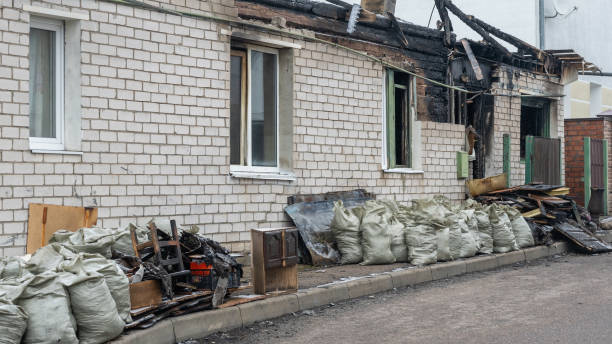 Professional Fire Damage Repair technician working in Dunn Loring, VA